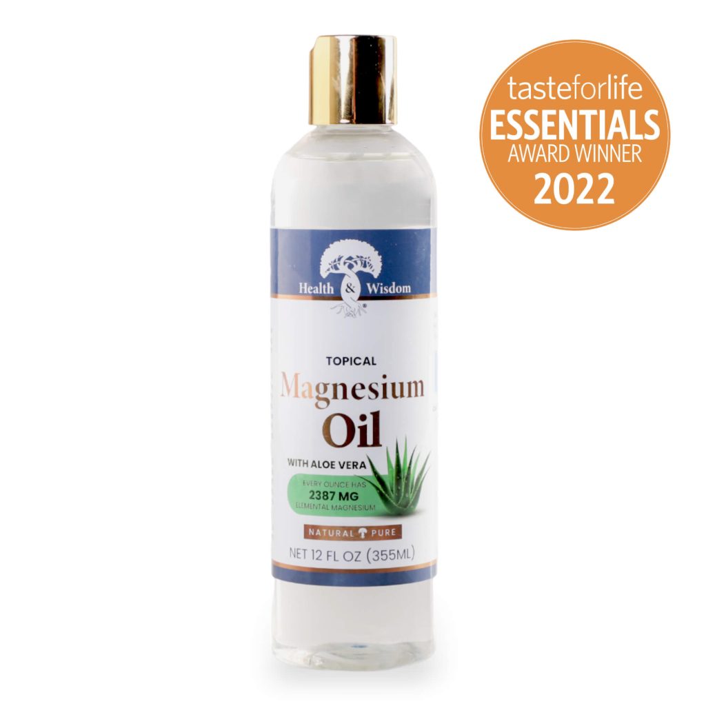 Health&Wisdom - 12 oz Magnesium Oil with Aloe